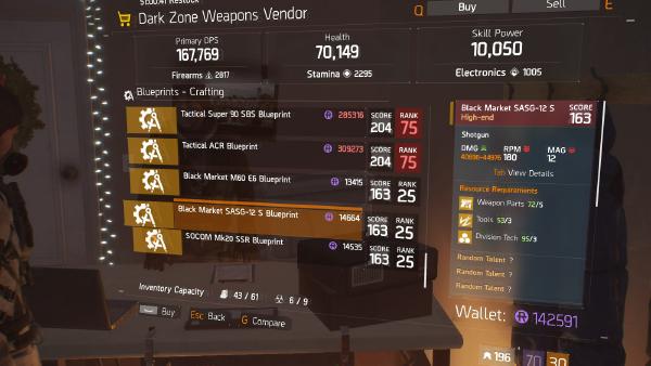 Black Market SASG-12 S Blueprint